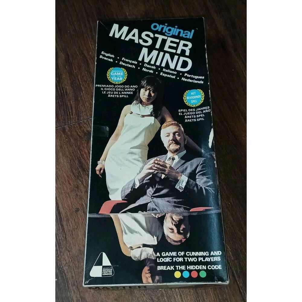 Master Mind Original Game #3016 Invicta Strategy Logic Game Vintage 1972
